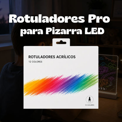 Rotuladores Pro para Pizarra LED