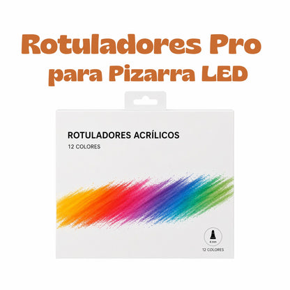 Rotuladores Pro para Pizarra LED